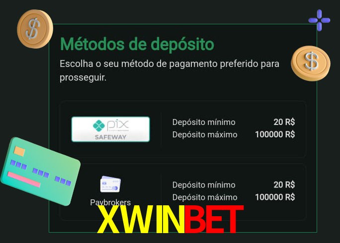 O cassino XWINBET oferece uma grande variedade de métodos de pagamento
